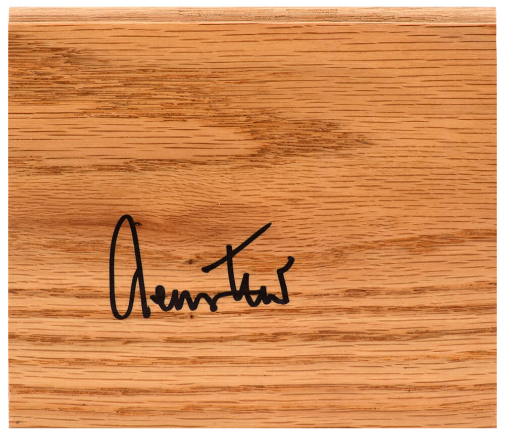 Jerry West Signed 56 Floor Piece