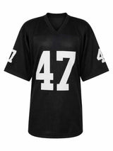 Tyrone Wheatley Signed Black Custom Football Jersey