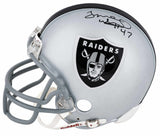 Tyrone Wheatley Signed Raiders Riddell (VSR4) Mini Helmet