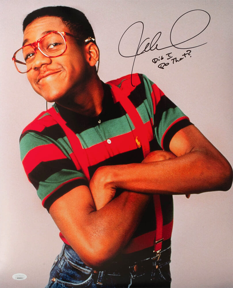 Jaleel White Signed Steve Urkel Family Matters 16x20 Photo w/Did I Do That?