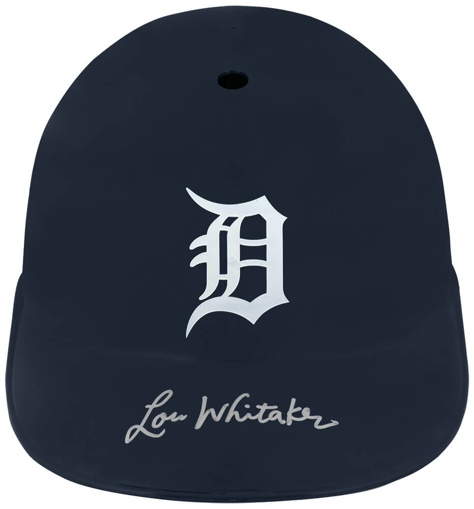 Lou Whitaker Signed Detroit Tigers Souvenir Replica Batting Helmet