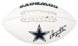Danny White Signed Dallas Cowboys Logo Franklin White Football