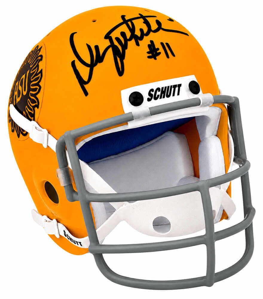 Danny White Signed Arizona State Sun Devils Throwback Schutt Mini Helmet