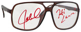 Jaleel White Signed (Steve Urkel) Brown Nerdy Oversized Big Frame Eye Glasses w/Hi Laura