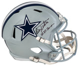 Danny White Signed Dallas Cowboys Riddell Full Size Speed Replica Helmet w/SB XII Champs