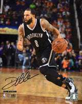 Deron Williams Signed Brooklyn Nets With Ball Action 8x10 Photo
