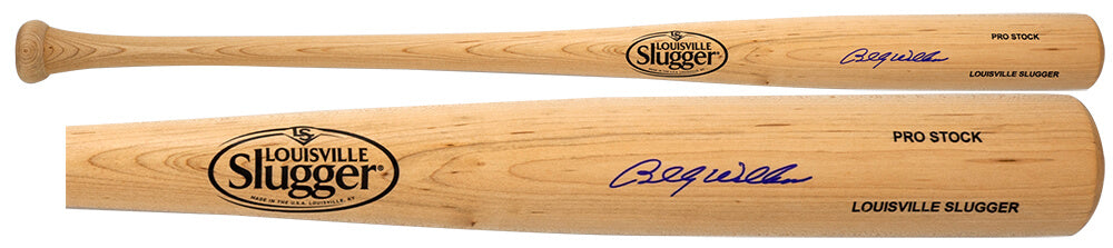 Billy Williams Signed Louisville Slugger Pro Stock Blonde Baseball Bat