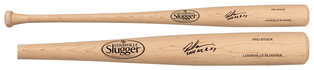 Dontrelle Willis Signed Louisville Slugger Pro Stock Blonde Baseball Bat w/2003 NL ROY