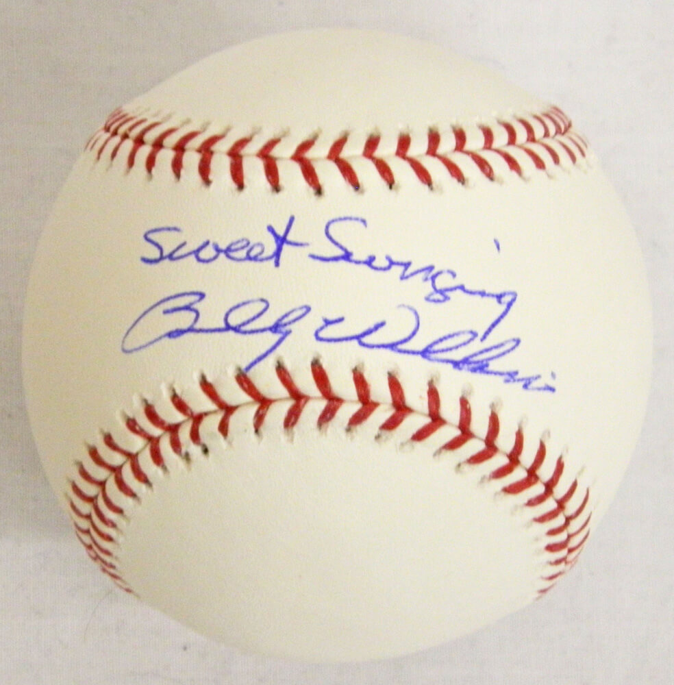 Billy Williams Signed Official MLB Baseball w/Sweet Swinging