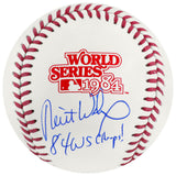 Milt Wilcox Signed Rawlings 1984 World Series (Detroit Tigers) Baseball w/84 WS Champs
