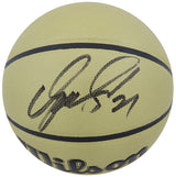 Dominique Wilkins Signed Wilson Gold NBA Basketball