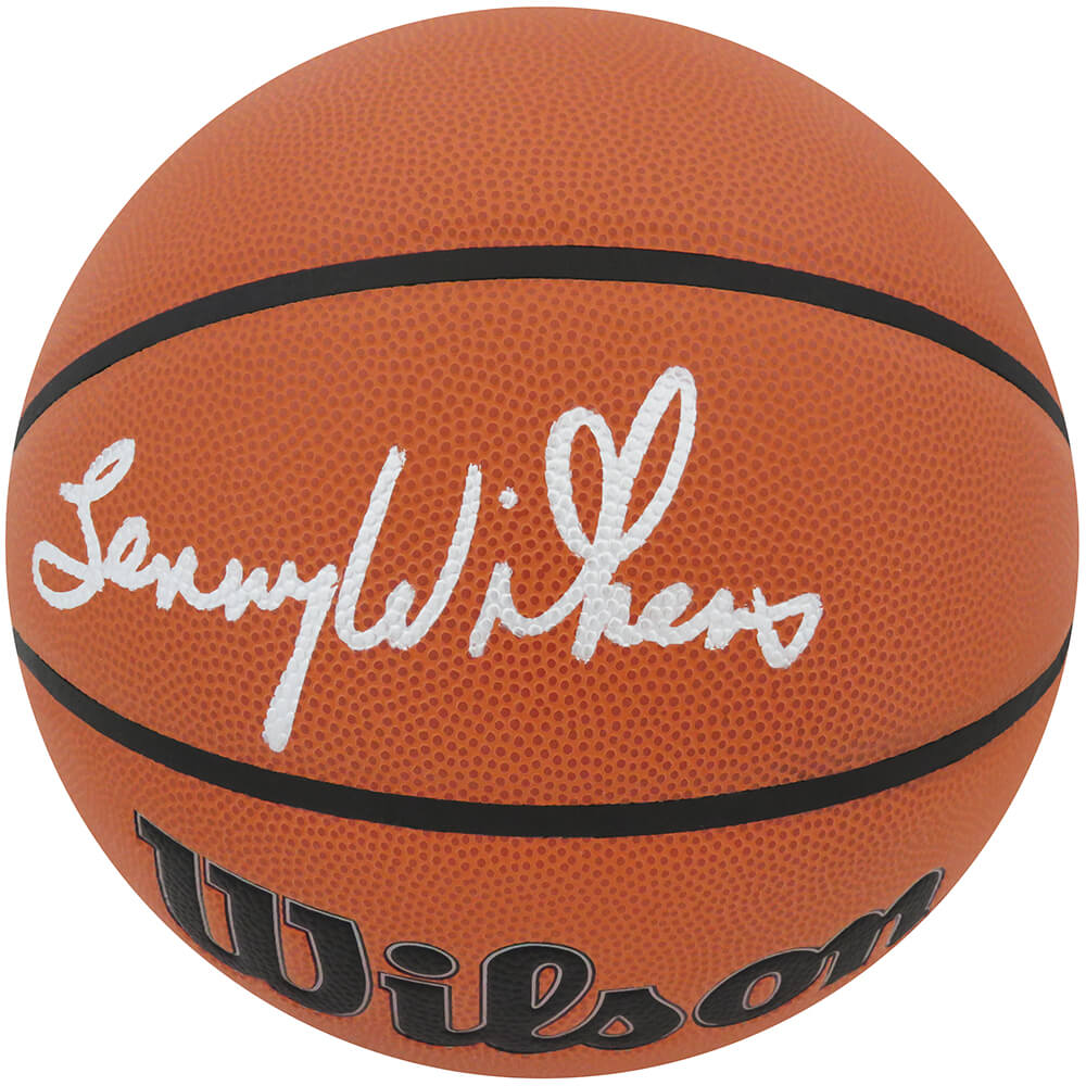 Lenny Wilkens Signed Wilson Indoor/Outdoor NBA Basketball