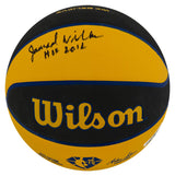 Jamaal Wilkes Signed Golden State Warriors Wilson 'The City' Full Size Basketball w/HOF 2012