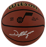 Deron Williams Signed Utah Jazz Logo Wilson NBA Basketball