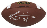 Ricky Williams Signed Wilson NCAA Full Size Football