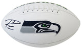 Russell Wilson Signed Seattle Seahawks White Logo Football (Wilson Hologram)