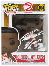 Dominique Wilkins Signed Atlanta Hawks NBA Funko Pop Doll #104 w/HOF'06