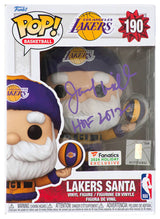 Jamaal Wilkes Signed Los Angeles Lakers SANTA NBA Funko Pop Doll #190 w/HOF 2012