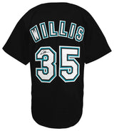 Dontrelle Willis Signed Black Custom Baseball Jersey