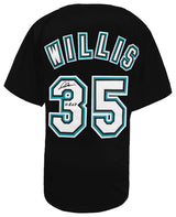 Dontrelle Willis Signed Black Custom Baseball Jersey w/03 ROY