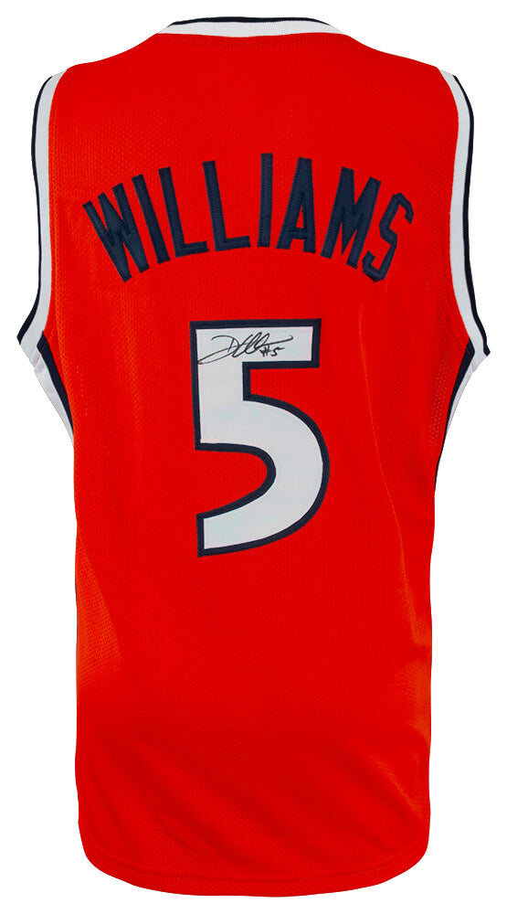 Deron Williams Signed Orange Custom College Basketball Jersey