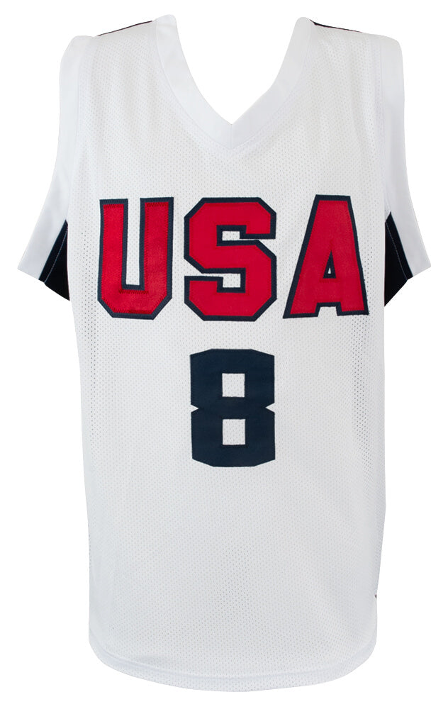 Deron Williams Signed USA White Custom Basketball Jersey