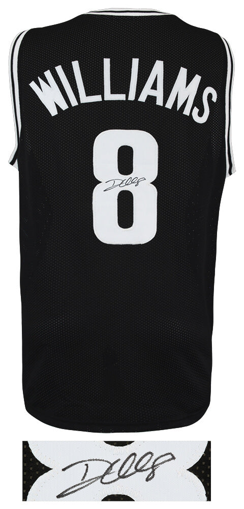 Deron Williams Signed Black Custom Basketball Jersey