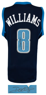 Deron Williams Signed Navy Custom Basketball Jersey