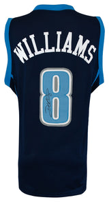 Deron Williams Signed Navy Custom Basketball Jersey