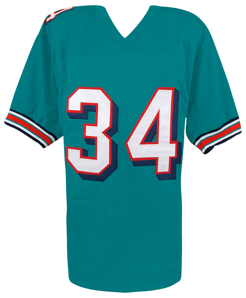 Ricky Williams Signed Teal Custom Jersey