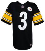 Russell Wilson Signed Pittsburgh Steelers Nike Black Replica Football Jersey - (Fanatics)