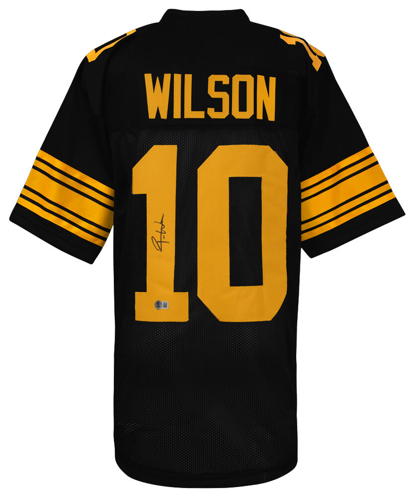 Roman Wilson Signed Black Custom Football Jersey (Beckett)