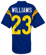 Kyren Williams Signed Blue Custom Football Jersey - (Beckett)
