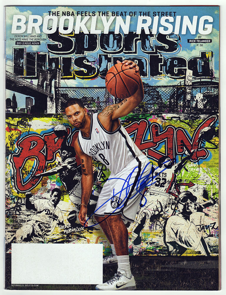 Deron Williams Signed Brooklyn Nets Sports Illustrated October 15, 2012 Original Magazine - (No Label)
