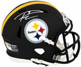 Russell Wilson Signed Pittsburgh Steelers Riddell Speed Mini Helmet - (Fanatics)