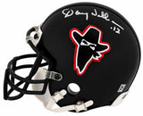 Doug Williams Signed USFL Outlaws Riddell (VSR4) Mini Helmet