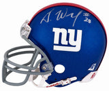 Gibril Wilson Signed New York Giants Riddell (VSR4) Mini Helmet