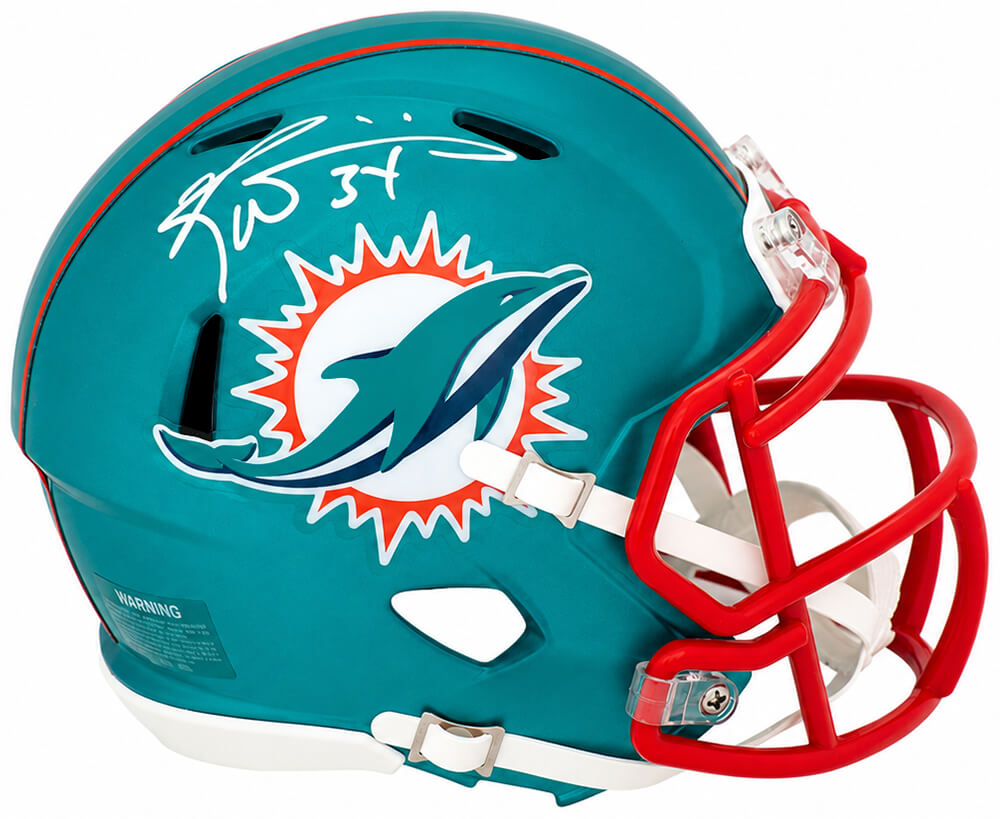 Ricky Williams Signed Miami Dolphins FLASH Riddell Speed Mini Helmet