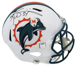Ricky Williams Signed Miami Dolphins 1990's Style Throwback Riddell Full Size Speed Replica Helmet