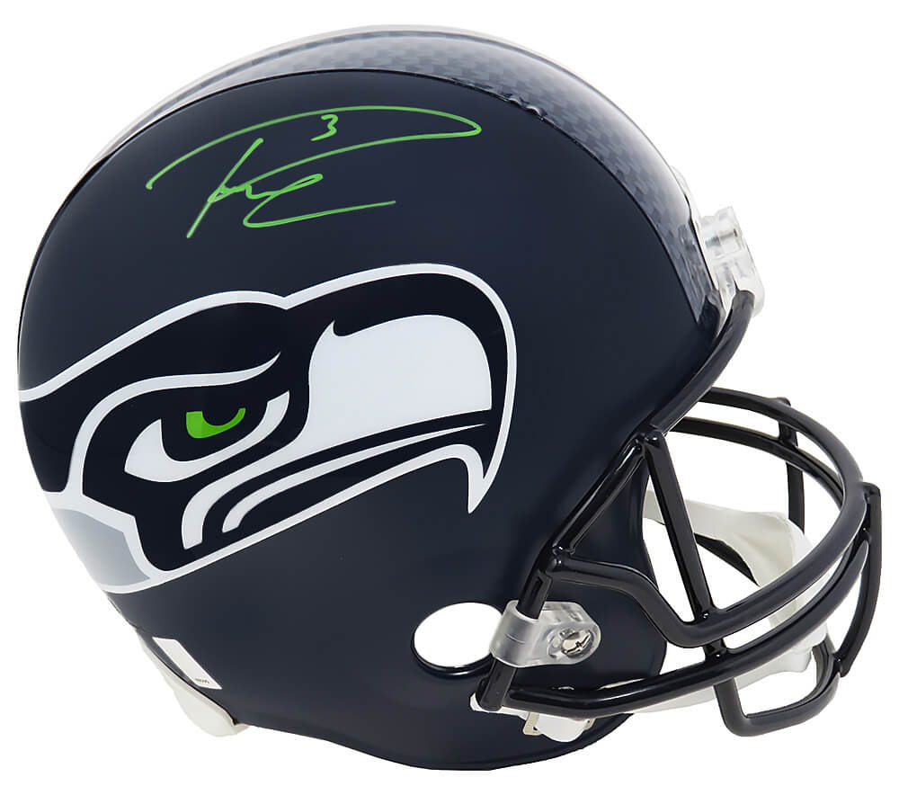 Russell Wilson Signed Seattle Seahawks Riddell Full Size Replica Helmet