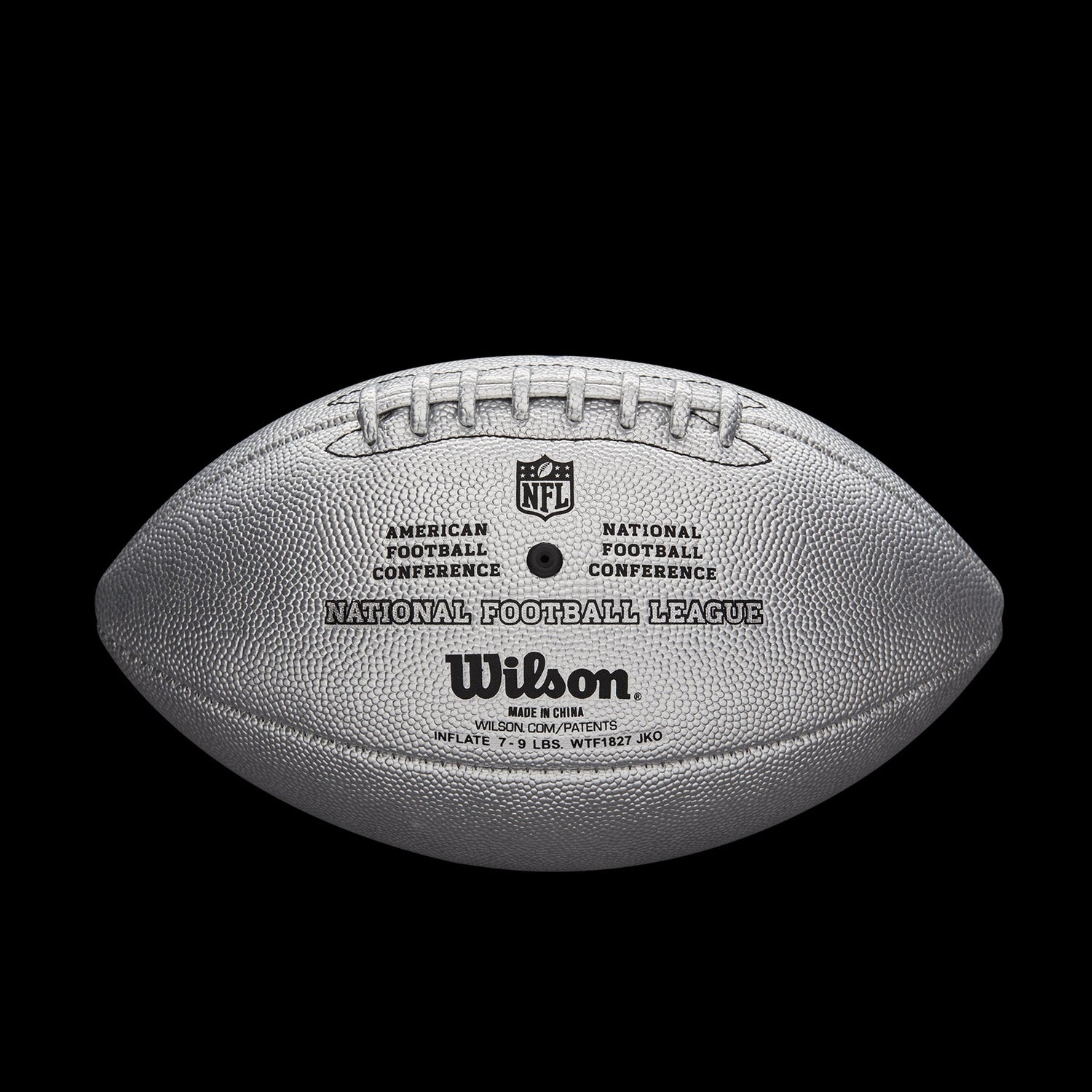 Wilson NFL Official Replica Game Football Composite Leather Metallic 