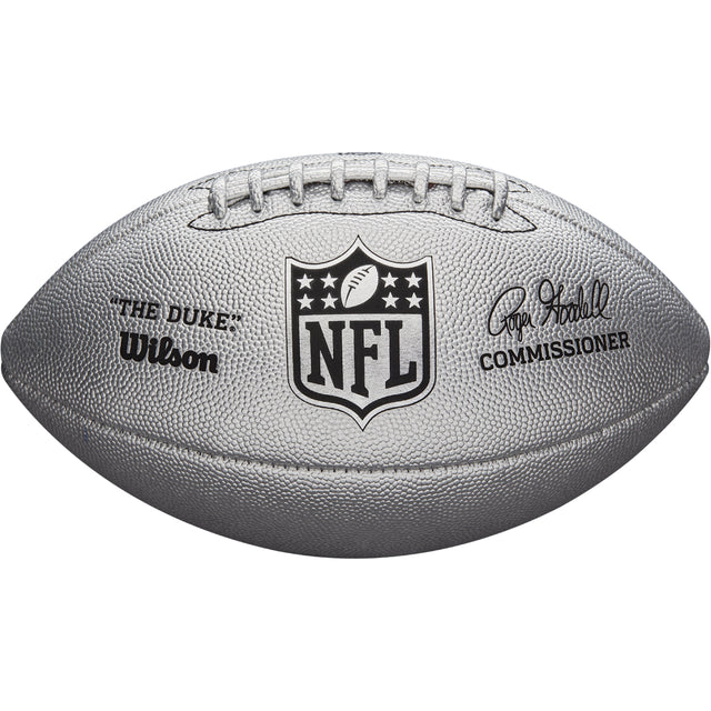 Wilson NFL Official Replica Game Football Composite Leather Metallic 