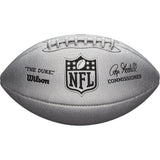 Wilson NFL Official Replica Game Football Composite Leather Metallic 