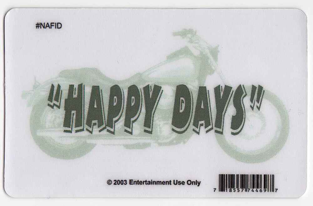 Henry Winkler Signed Happy Days Arthur 'TheFonz' Fonzarelli Wisconsin Motorcycle Drivers License