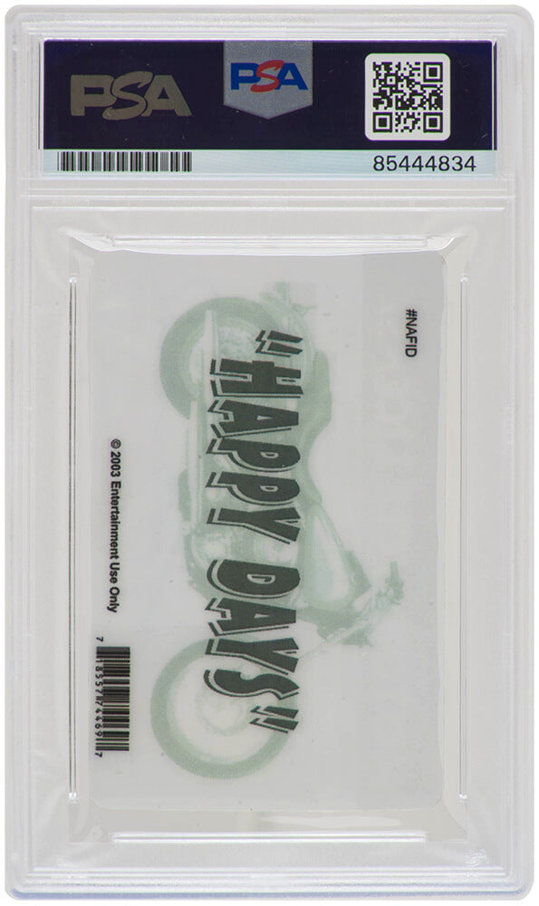 Henry Winkler Signed Happy Days Arthur 'The Fonz' Fonzarelli Wisconsin Motorcycle License - (PSA Encapsulated)