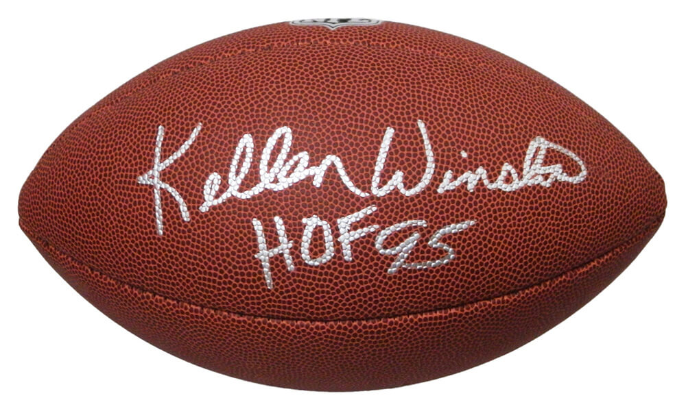Kellen Winslow Signed Wilson Limited Full Size NFL Football w/HOF 95