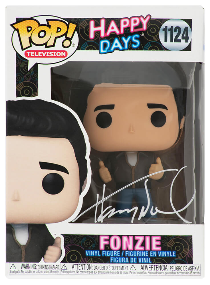 Henry Winkler Signed Happy Days Fonzie (Arthur Fonzarelli) Funko Pop Doll #1124