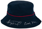 Henry Winkler Signed Waterboy Navy Bucket Coaching Hat w/Coach Klein