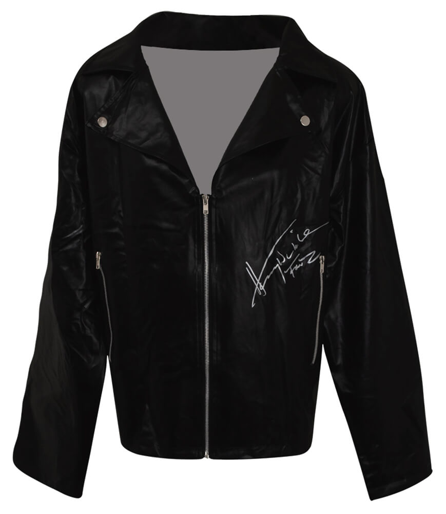 Henry Winkler Signed Black Greaser Biker Costume Jacket w/Fonz