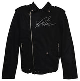 Henry Winkler Signed WULFUL Men's Faux Bomber Leather Motorcycle Biker Jacket w/Fonz